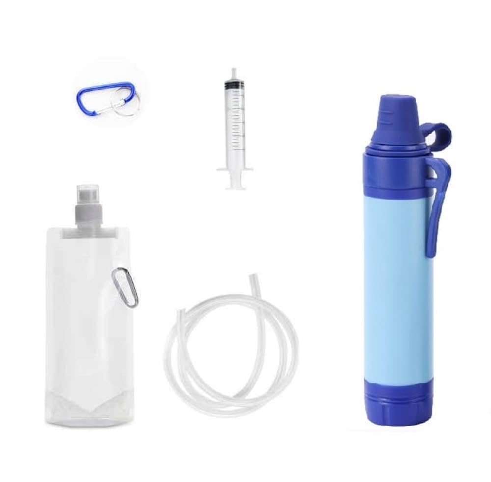 XEREBIAN Personal Water Filter Straw Mini Water Purifier, Emergency Preparedness, Portable Emergency Survival Gear, Personal Water Filter for Hiking, Camping, Travel