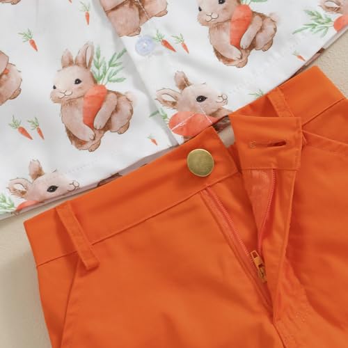 Image of Toddler Boy Summer Outfits Button Down Short Sleeve Floral Shirts & Casual Shorts 1-6 Years Boys Clothes Set