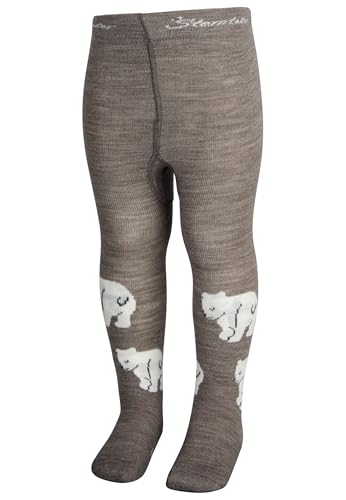 Sterntaler Unisex Strumpfhose Wolle, braun Mel, 104