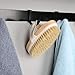 Angel Kiss Dry Brushing Body Brush for Lymphatic Drainage - Natural Bristles Dry Brush to Remove Dry Skin and Improves Blood Circulation, Body Exfoliator Scrubber for Glowing Skin - Medium Firmness