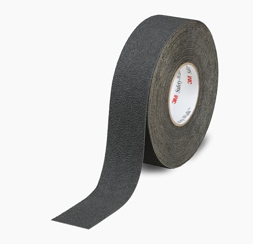 Image of 3M Safety-Walk Slip-Resistant Medium Resilient Tapes & Treads 310, Black, 4 in x 60 ft, Roll, 1 /Case