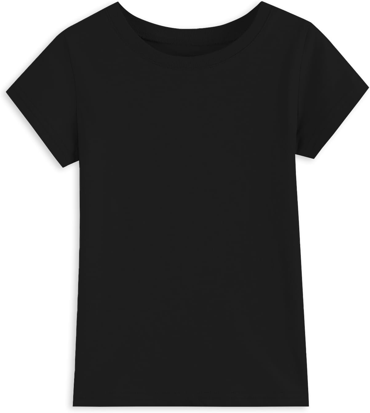 Girls/Toddlers Cotton T-Shirts Crewneck Short Sleeve Summer Tops Kids Clothes Tees(2T-14Y)