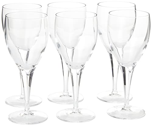 Luigi Bormioli RBLK701 Michelangelo Red Wine Glasses 7.75oz / 225ml - Set of 6 | Glassware, Red Wine Goblets
