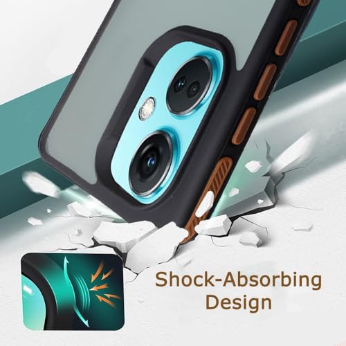 Image of A rtistque Frosted Ultra Matte Back Cover Case for OnePlus Nord CE 3 5G | Smooth Sides with Grip | Shockproof TPU Protective Design | Raised Camera Edges |OnePlus Nord CE 3 5G Back Cover - Brown