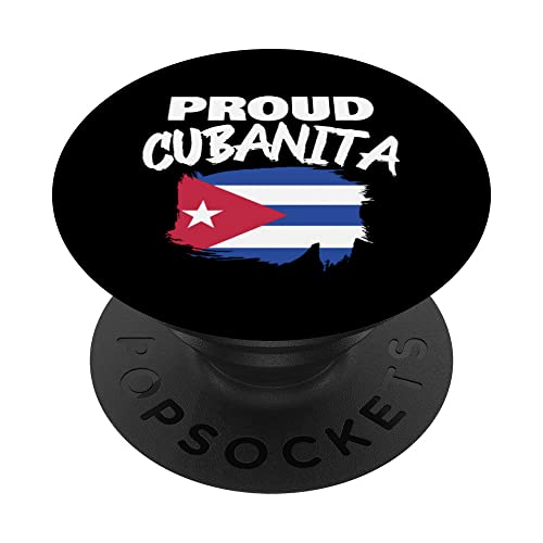 Soja Cubana Patrimonio Cubano Raíces Bandera Orgullo Cubanita PopSockets PopGrip Intercambiable