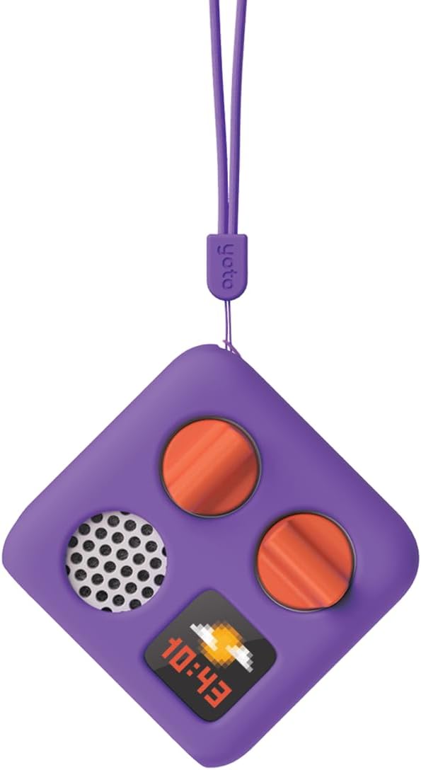 Yoto Mini (2024 Edition) + Adventure Jacket in Grape Soda (Purple) Bundle - All-in-1 Travel Device for Stories Music Podcast Radio White Noise Ok-to-wake Alarm Clock, Use as Speaker or with Headphones