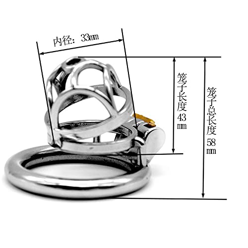 Dispositif de chasteté masculin Bondage Masters cage acier inoxydable anti-évasion