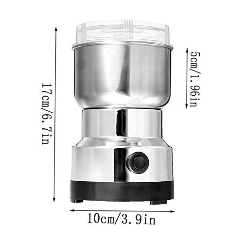 JRZTC Mini Molinillo de café, portátil de Acero Inoxidable, Ligero, pequeño, Ultrafino, Multifuncional, extraíble, Grano… - Imagen 5