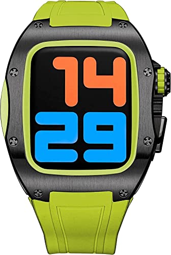 Boîtier acier inoxydable Apple Watch 45mm 44mm avec kit de modification complet - 3