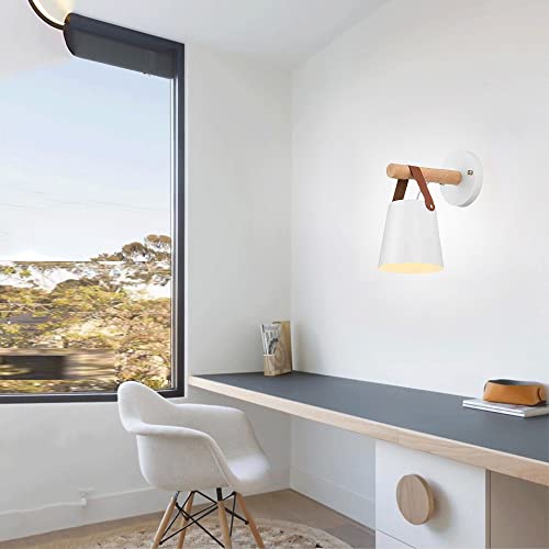 E27 Metallo Lampada da Parete Legna Moderne