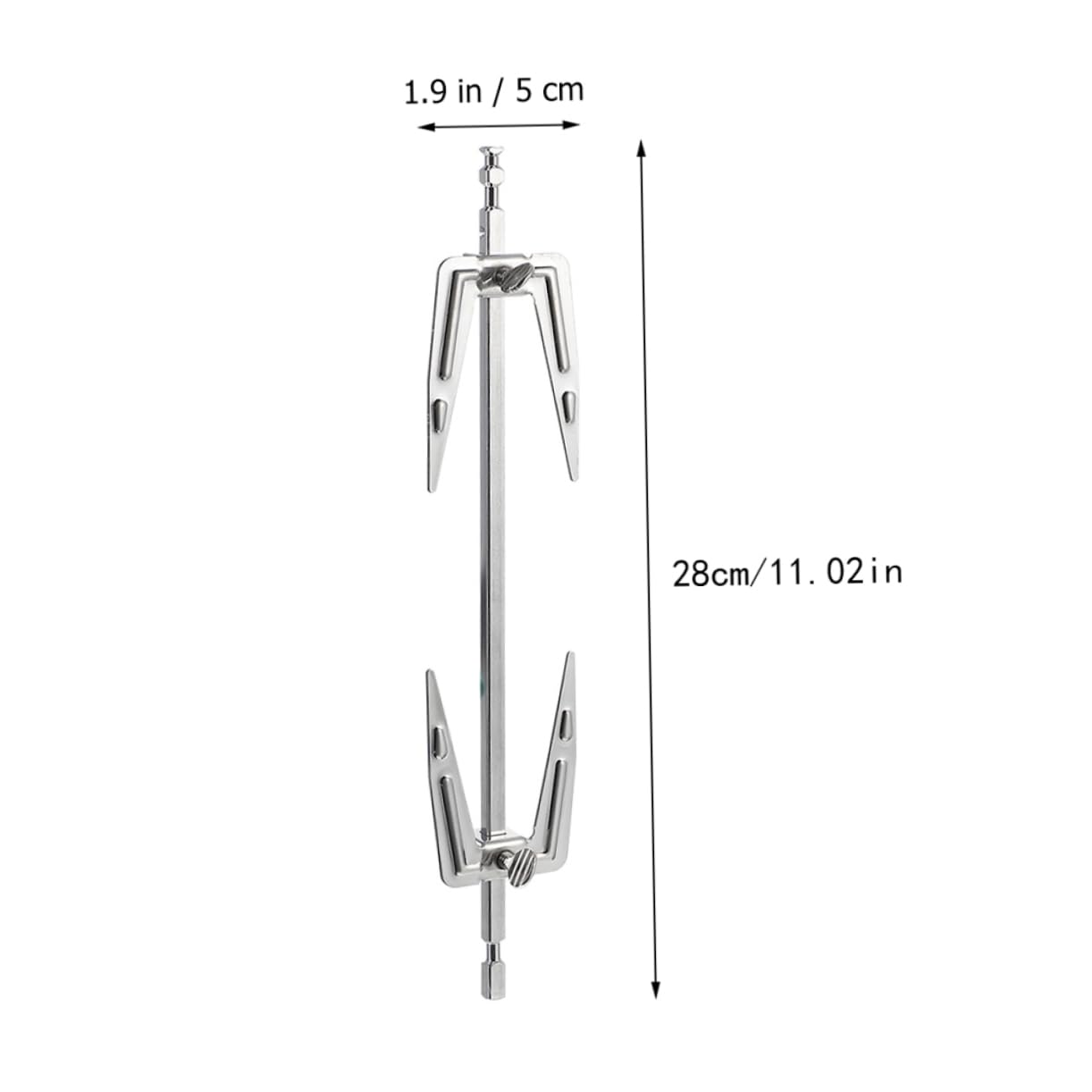 GALPADA Forchette Rotanti in Inossidabile per Arrosto 2 Pezzi Accessori per Friggitrice ad Aria e Barbecue 25Cm Facili da Compatibili Maggior Parte dei