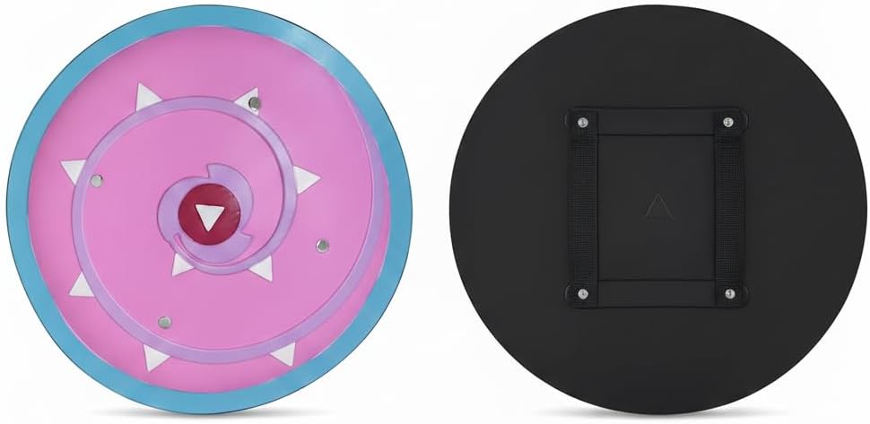 KinStore 19.75"X19.25" Foam Universe Shield, Rose Quartz Shield Decorative Cosplay Prop
