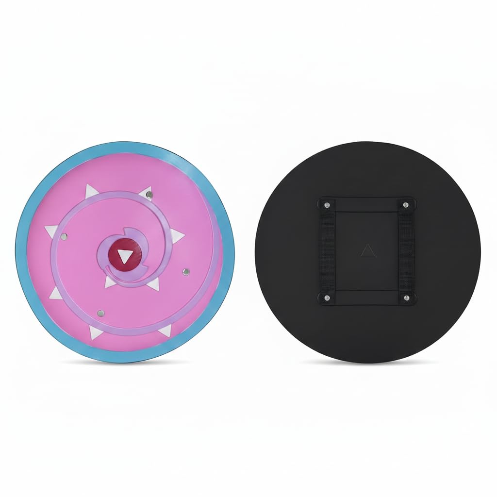 KinStore 19.75"X19.25" Foam Universe Shield, Rose Quartz Shield Decorative Cosplay Prop