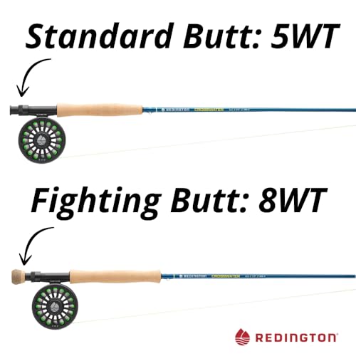 redington crosswater fly fishing outfit  4-piece fly rod with crosswater reel rio mainstream fly line amp zippered travel case  complete starter kit