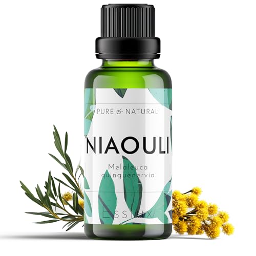 Image of Esslux Niaouli Essential Oil | 100% Pure Natural Oil for Skin, Hair & Aromatherapy (120ml) | Refreshing, Medicinal Scent Ideal for Diffusers, Massages, & DIY Projects