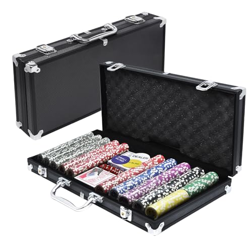 Versatile: il peso e le dimensioni del chip sono progettati in modo appropriato. Ideale per serate di poker in famiglia, tornei o come regalo per gli appassionati di poker.