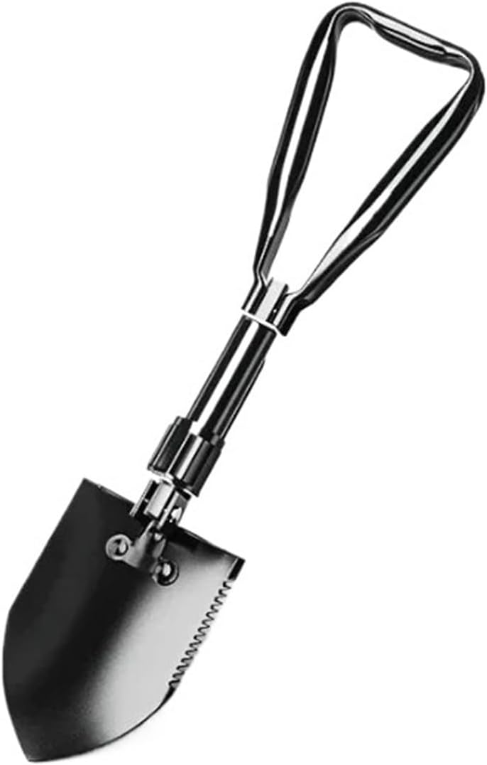 Portable Lightweight Outdoor Tactical Survival Shovel Multifunctional Outdoor Thickened Camping Shovel Foldable Trenching Tool(1pc Medium)
