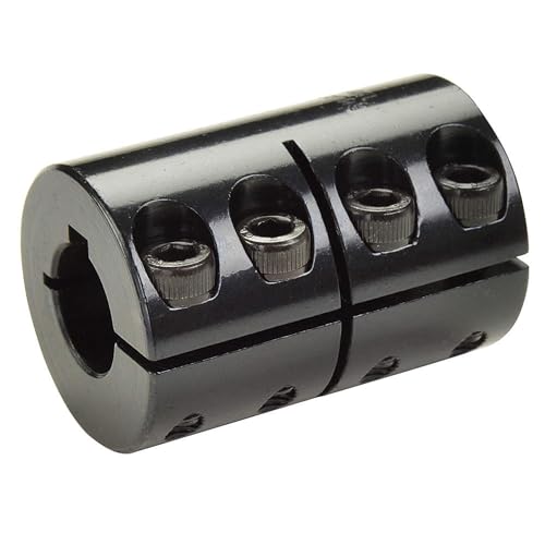Ruland CLC-31-31-F 1215 Lead-Free Steel Rigid Coupling, One Piece with Keyway, 1.938