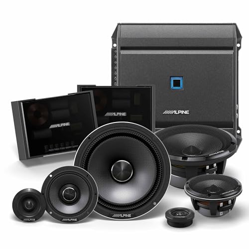 Alpine HDZ-653S, Status Series Hi-Res 6.5" 3-Way Coaxial Speakers +