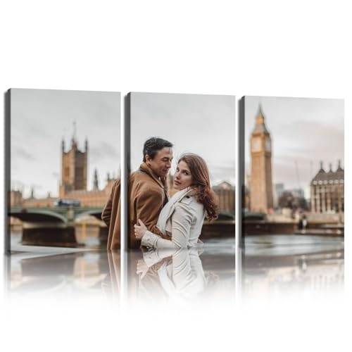 Images sur toile personnalisables couple : cadeau Saint-Valentin femme et homme