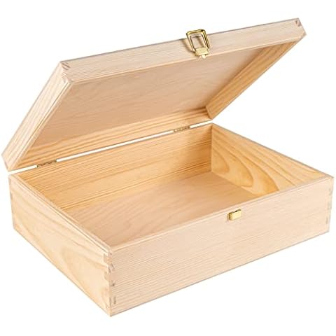Boîte de Rangement en Bois Creative Deco Cover