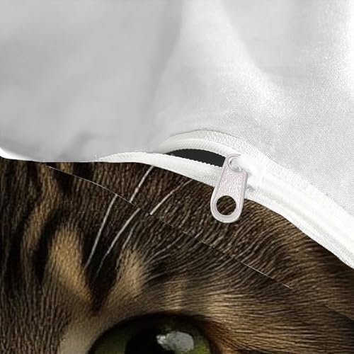 Parure de lit microfibre chat housse de couette de qualité - 5