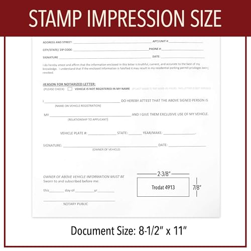 Custom Signature Stamp - Personalized Insignia - Self-Inking - Your Choice of 7 Ink Colors! (5, Large)