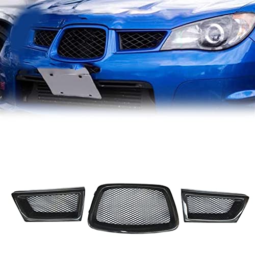 Calandre en vraie fibre de carbone pour Subaru Impreza WRX STi 2006-2007