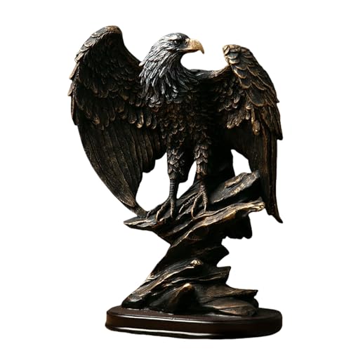 Estatua decorativa de águila patriótica de 10.4 pulgadas