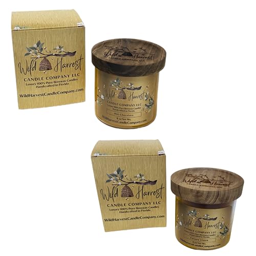 2Pack Mix or Match 8 oz Scented Pure Beeswax Candles