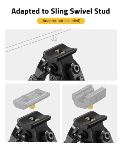 CVLIFE Sling Stud Bipod Mount 8"-11" for Stable and Sturdy Support - image 3
