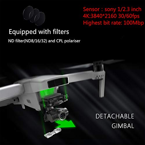 Hubsan ZINO 2 Plus Drone with 4k camera for Adults,Portable GPS drone for Beginner with 33mins Flight Time,Transmission… - Image 3