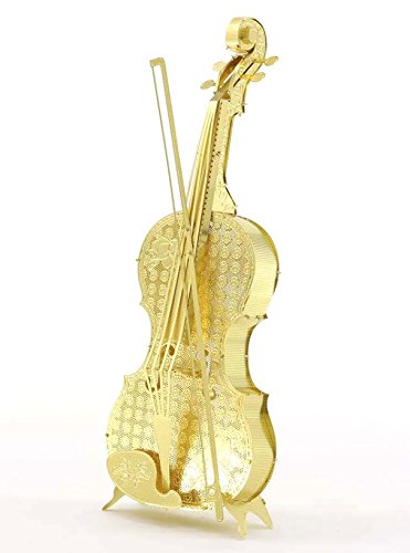 3D Metal Puzzles Diy 3D Model Kits Brain Teaser Puzzles For Teen Craft Kits Toys Violin, Harp And Piano - Pack Of 3 #TOP3
