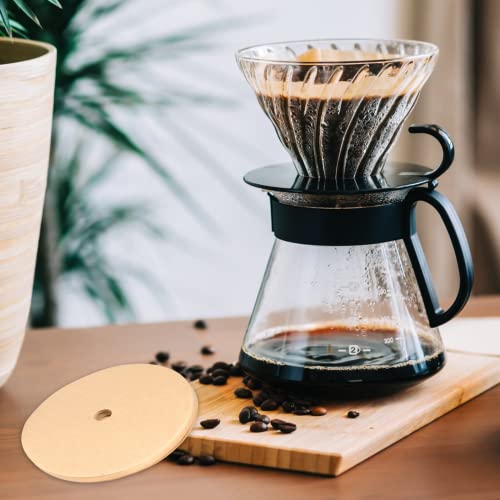 Unbleached Percolator Coffee Filters - 200Pack Disposable Coffee Paper Filter, Camping Coffee Filters For Bozeman Percolator, 3.75 Inch Premium Disc Perculator Style Coffee Filter #TOP6