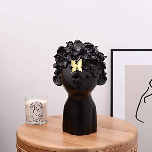 Notakia Modern and Simple Sculptures Home Decor Statues Sculptures Decoration Resin Figure Gift (one Black Big Size) - Image 6