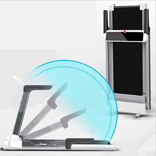 Image of Multifunctional Treadmill Foldable Mini Fitness Home Treadmill Indoor Exercise Equipment Fitness Folding Home Fitness Treadmill (White)