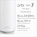 NETGEAR Orbi Serie 370 | Mesh-WiFi-7-System | Kompatibel mit Orbi Serie RBE372 / RBE373 | bis zu 3,6 Gbit/s | erweitert die Abdeckung um 120 m² | verbindet bis zu 70 Geräte | Quad-Band BE3600 | RBE370