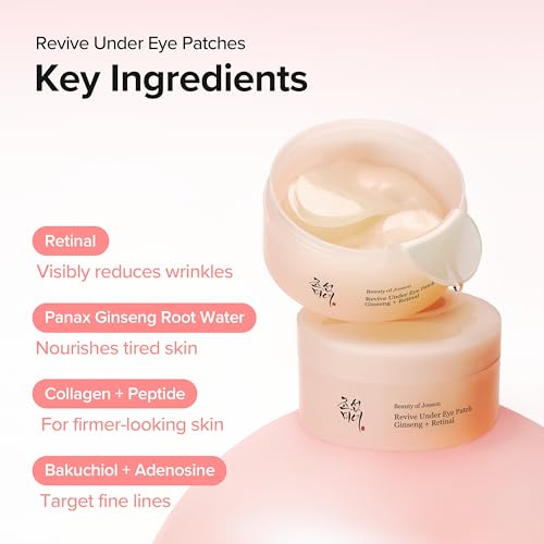 Beauty of Joseon Revive Ritual Eye Duo With Retinol Moisturizer Gift | Daily Korean Skincare for Firmer Under Eyes, Visibly Lifting Korean Eye Cream and Patch 30 ml, 1.01 fl.oz., 93g, 60 pieces - Image 6