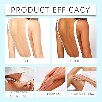 Dark Tanning Lotion Accelerator for Indoor Tanning Beds & Outdoor, Fast Dark Tan Enhancer with Coconut Oil & Aloe, Moisturizing Indoor Tanning Lotion for Face & Body (1PC)