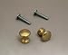 Piano Desk Knobs Solid Brass - 1 Pair