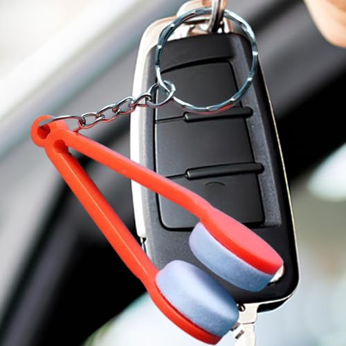 Herramienta de Limpieza de Gafas de Sol, Gafas de Sol, Borrador de Dactilares, 6 Unidades, con Llavero, Accesorios portátiles, Herramienta de Limpieza para Viajes y Gafas - imagen 3