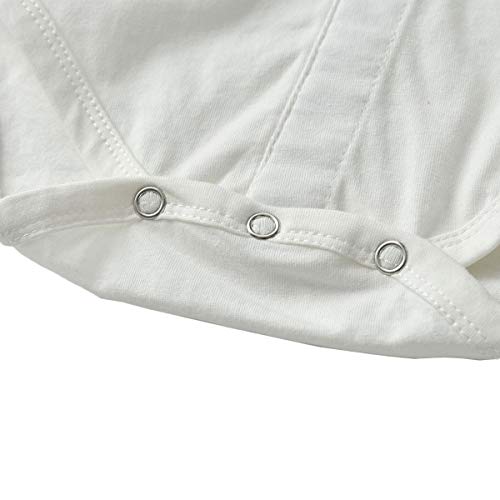 Famuka Baby Junge Anzug Festanzug Hochzeit Taufe Babykleidung Set (Grau 2, 90, 24 Monate)