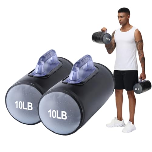 DEIRIS Water Dumbbells, Water Filled Training Weights Set, Water ...