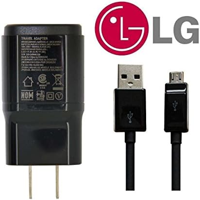 BLACK US PLUG Genuine LG Wall Charger Original 1.8A Travel Adapter + Cable For LG G3 2 G4 Nexus 5