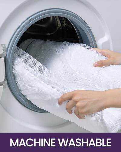 DEXI Bathroom Rugs 36x24, Washable Non Slip Bath Mat for Shower Floor, Absorbent Quick Dry Bathmat with Rubber Backing, Ultra Soft Plush Carpet for Tub, White