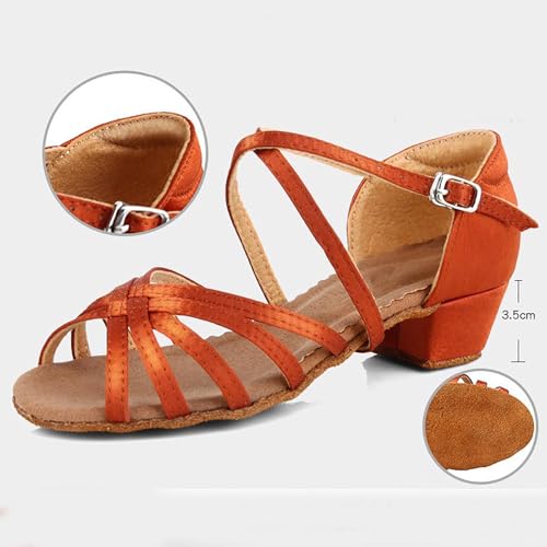 IWIHMIV Little Girl Dress Sandals Comfortable Soft Sole Summer Dance Shoes Open Toe Adjustable Ankle Strap Sandals3