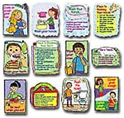 Amazon.com: Hygiene Kid-drawn Bulletin Board Cut Out Set : Toys & Games