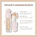 Erinde Liquid Highlighter - Face Highlighter Bronzer Makeup Stick, Natural Glossy Finish, Lightweight Blendable Cream Face Illuminator, Cruelty-free, 02# STARLIGHT