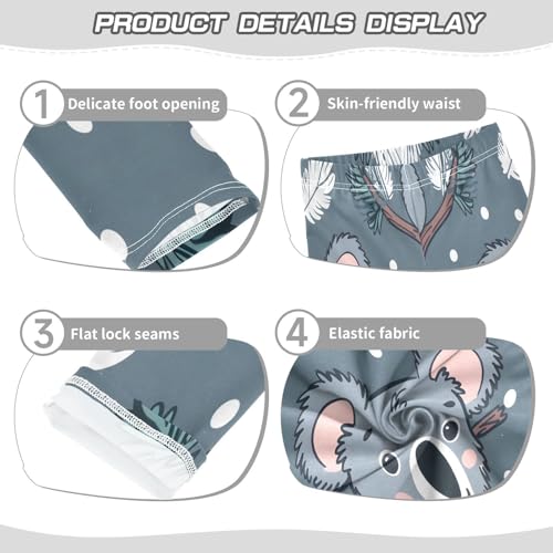 Toddler Girls Leggings Printed Yoga Pants Leggings Koala and Feather Tree for Kids3