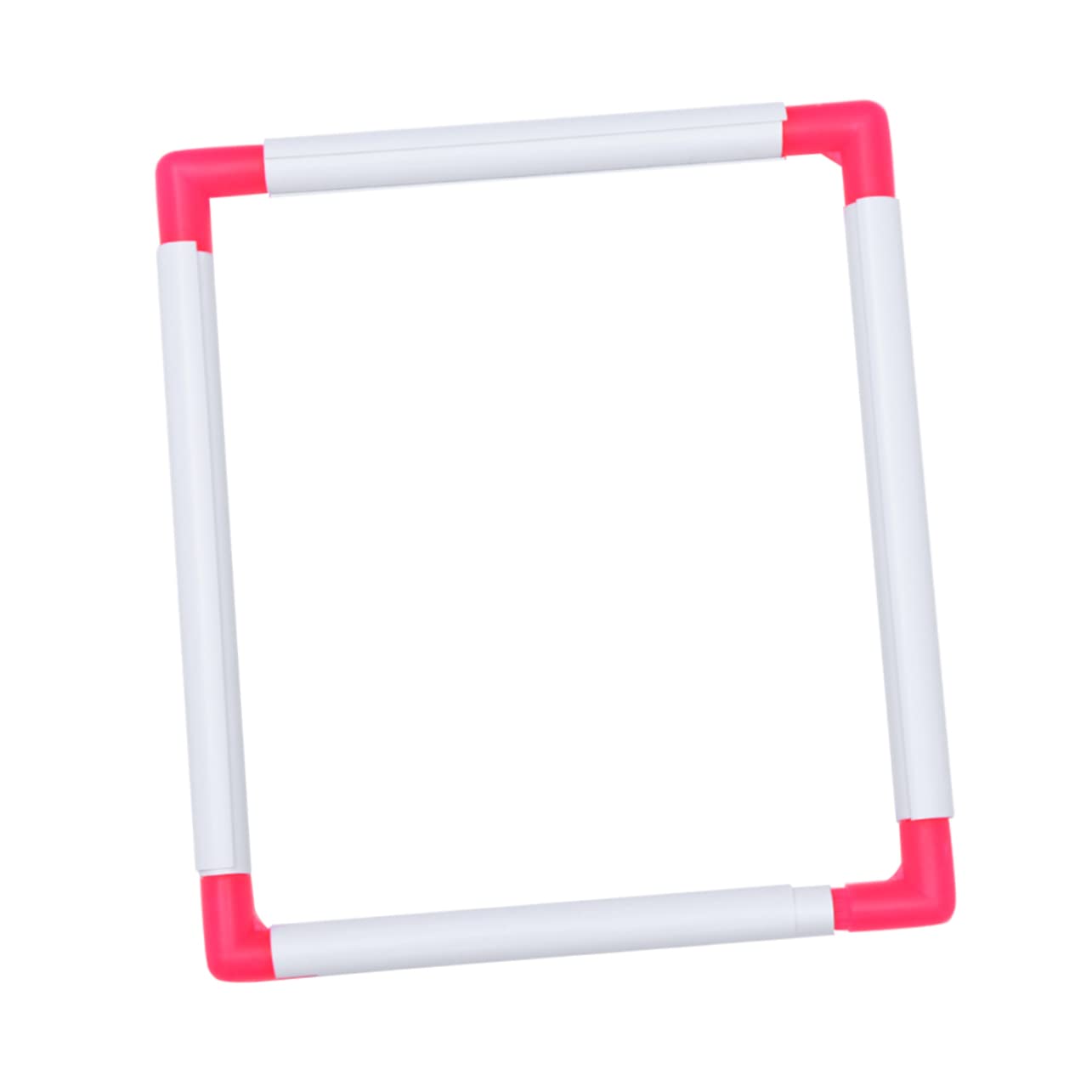 ULDIGI Clip Embroidery Frame Universal Square Embroidery Tool PVC Plastic Frame for Quilting Cross Stitch Easy to Use Store Random